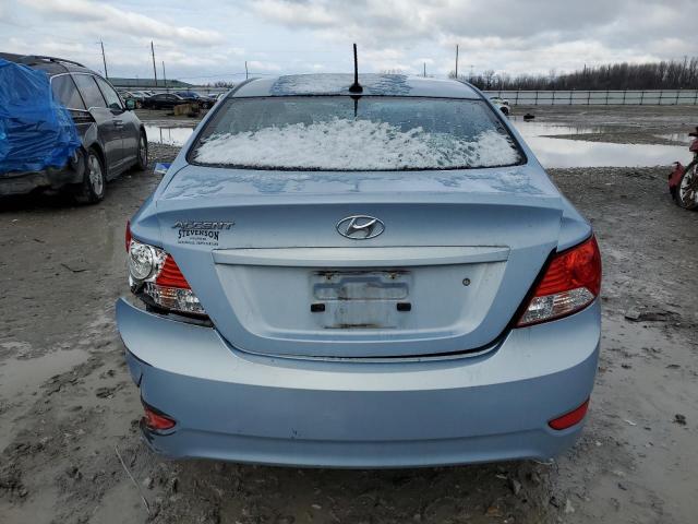 KMHCT4AEXEU733772 - 2014 HYUNDAI ACCENT GLS BLUE photo 6