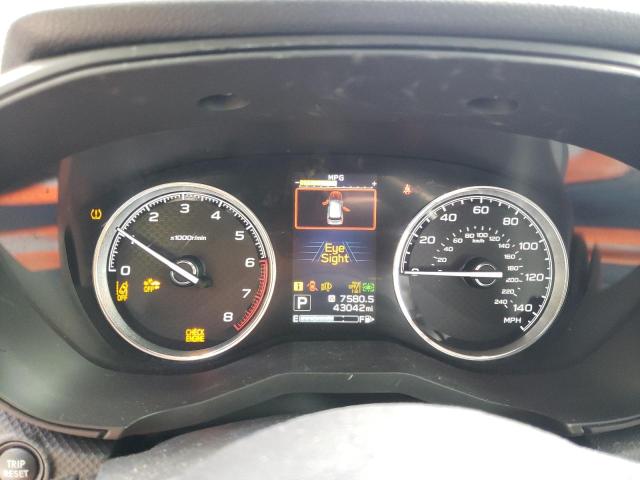 JF2SKARCXNH425225 - 2022 SUBARU FORESTER TOURING BLUE photo 9