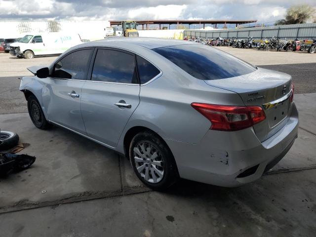 3N1AB7AP1KY410403 - 2019 NISSAN SENTRA S SILVER photo 2