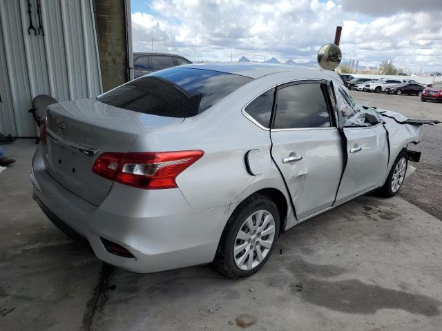 3N1AB7AP1KY410403 - 2019 NISSAN SENTRA S SILVER photo 3