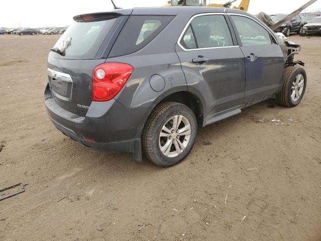 2CNFLCEC9B6395436 - 2011 CHEVROLET EQUINOX LS GRAY photo 3