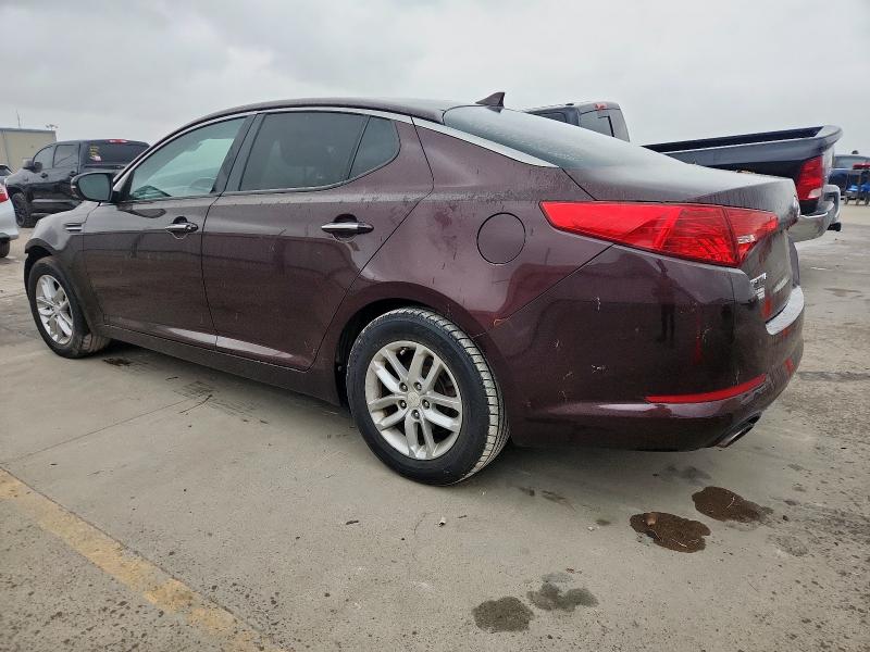 5XXGM4A76DG103420 - 2013 KIA OPTIMA LX 勃艮第红 照片 2
