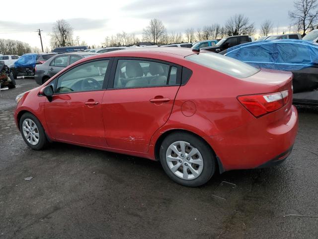 KNADM4A31C6044657 - 2012 KIA RIO LX RED photo 2