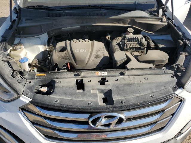 5XYZU3LBXEG222654 - 2014 HYUNDAI SANTA FE S WHITE photo 12