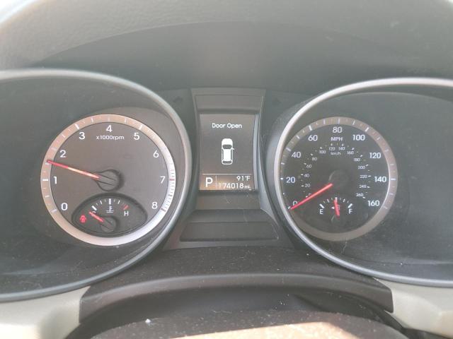 5XYZU3LBXEG222654 - 2014 HYUNDAI SANTA FE S WHITE photo 9