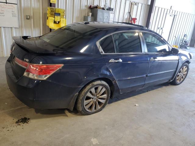 1HGCP3F81BA016651 - 2011 HONDA ACCORD EXL BLUE photo 3