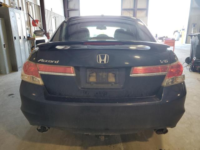 1HGCP3F81BA016651 - 2011 HONDA ACCORD EXL BLUE photo 6