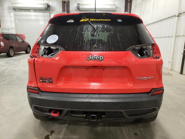 1C4PJMBN0KD207687 - 2019 JEEP CHEROKEE TRAILHAWK RED photo 6