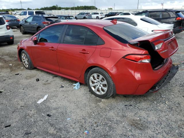 JTDEPMAE9MJ185880 - 2021 TOYOTA COROLLA LE RED photo 2