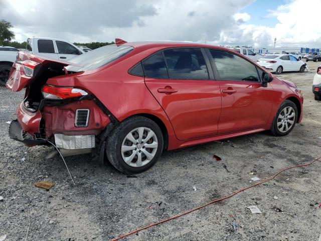 JTDEPMAE9MJ185880 - 2021 TOYOTA COROLLA LE RED photo 3