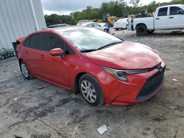 JTDEPMAE9MJ185880 - 2021 TOYOTA COROLLA LE RED photo 4