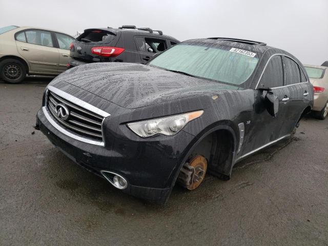 JN8CS1MU3EM452149 - 2014 INFINITI QX70 BLACK photo 1