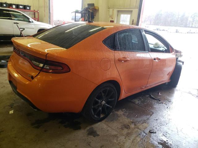 1C3CDFBA3DD346203 - 2013 DODGE DART SXT ORANGE photo 3