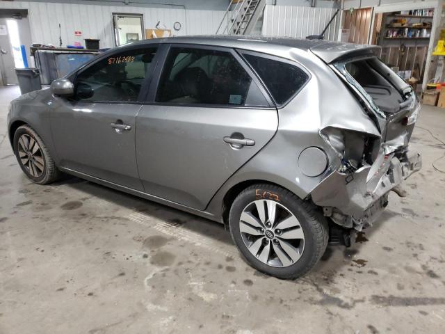 KNAFU5A20D5658340 - 2013 KIA FORTE EX GRAY photo 2