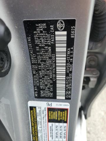 4T1BF1FK7HU743003 - 2017 TOYOTA CAMRY LE 银色 照片 13