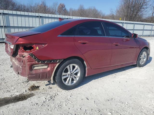 5NPEB4AC3EH946071 - 2014 HYUNDAI SONATA GLS BURGUNDY photo 3