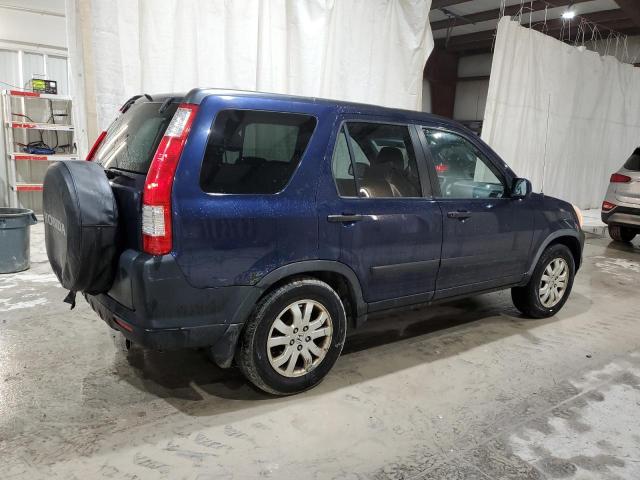 JHLRD78896C015878 - 2006 HONDA CR-V EX BLUE photo 3