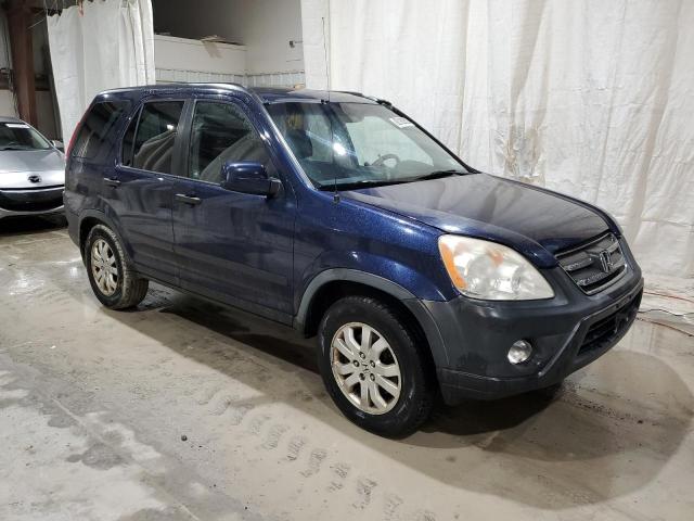 JHLRD78896C015878 - 2006 HONDA CR-V EX BLUE photo 4