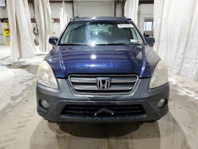 JHLRD78896C015878 - 2006 HONDA CR-V EX BLUE photo 5