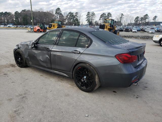 WBA8B3C58GK384076 - 2016 BMW 340 I رمادي صورة 2