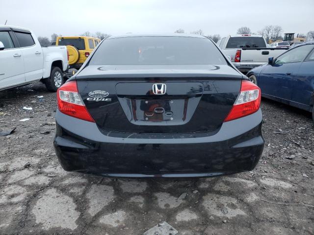 19XFB2F57CE356704 - 2012 HONDA CIVIC LX BLACK photo 6