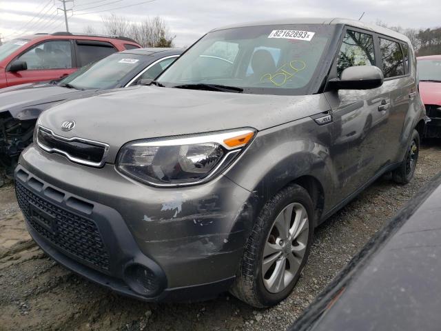 KNDJP3A5XF7180891 - 2015 KIA SOUL + GRAY photo 1