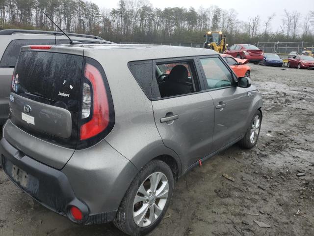 KNDJP3A5XF7180891 - 2015 KIA SOUL + GRAY photo 3