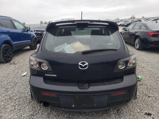 JM1BK34M381818927 - 2008 MAZDA SPEED 3 BLACK photo 6