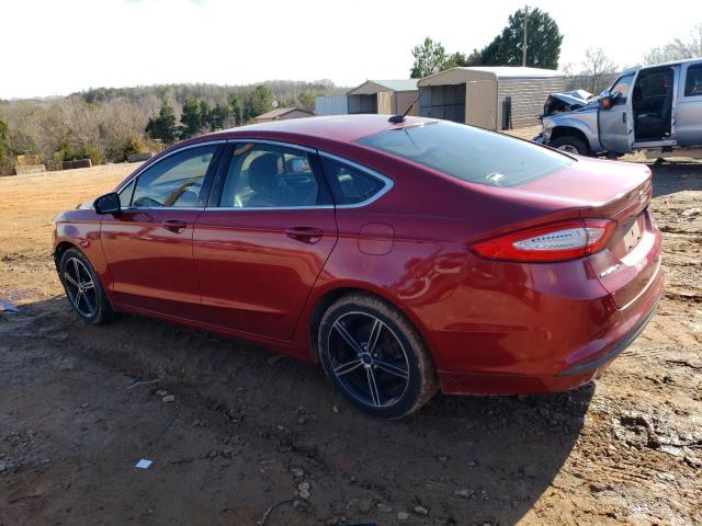 3FA6P0HD0ER342977 - 2014 FORD FUSION SE RED photo 2