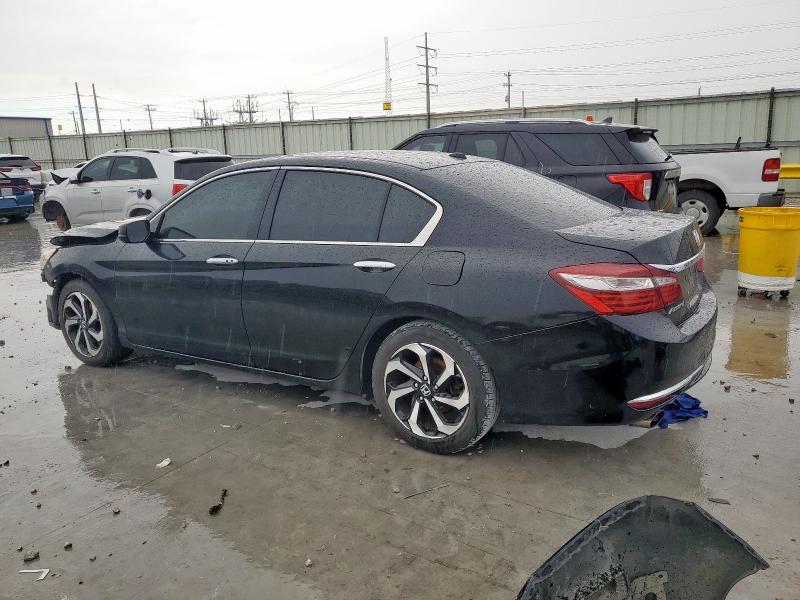 1HGCR3F85GA017738 - 2016 HONDA ACCORD EXL BLACK photo 2