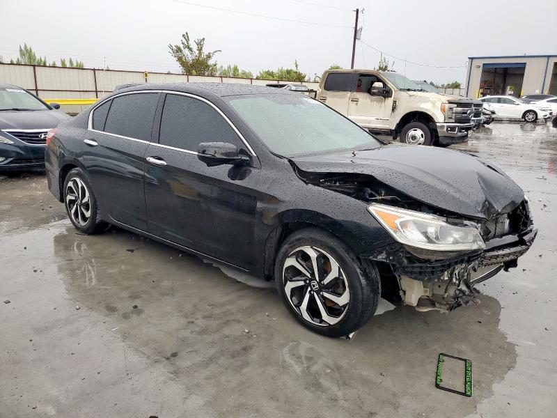 1HGCR3F85GA017738 - 2016 HONDA ACCORD EXL BLACK photo 4