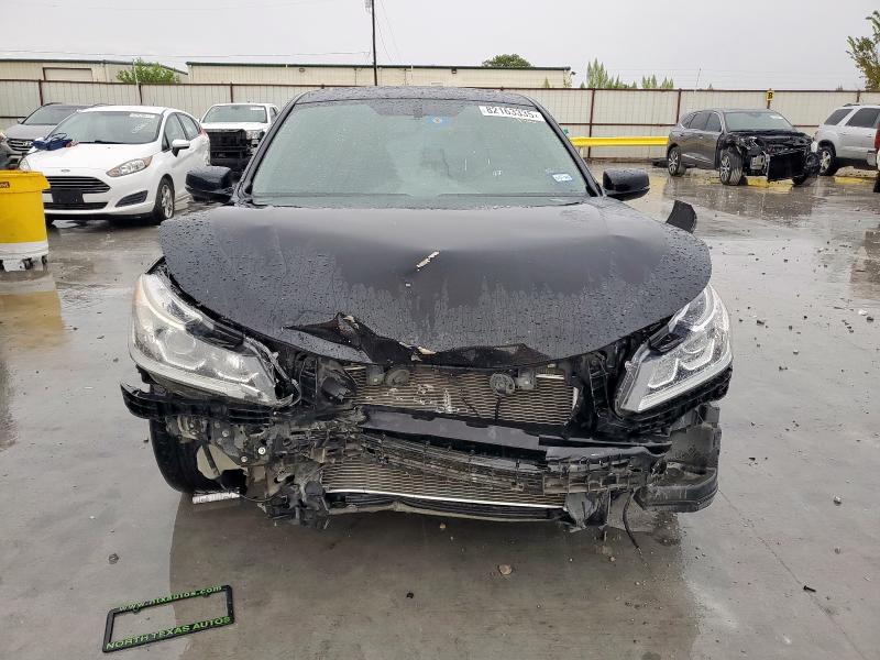 1HGCR3F85GA017738 - 2016 HONDA ACCORD EXL BLACK photo 5