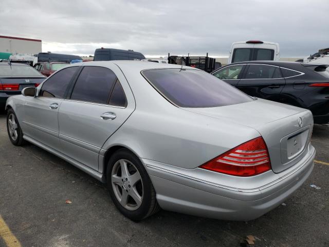 WDBNG70J45A453279 - 2005 MERCEDES-BENZ S 430 GRAY photo 2