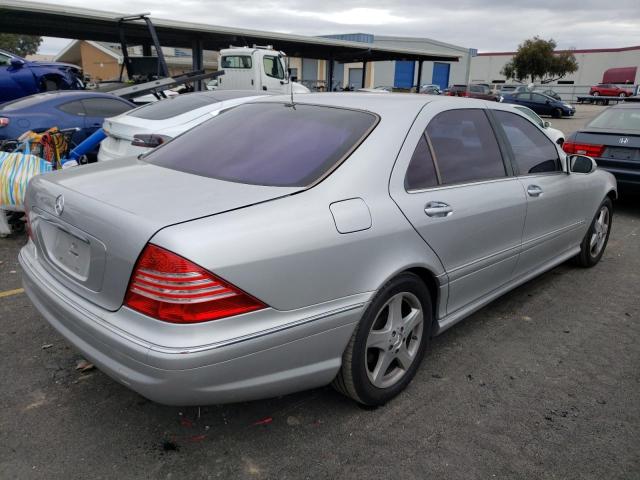 WDBNG70J45A453279 - 2005 MERCEDES-BENZ S 430 GRAY photo 3