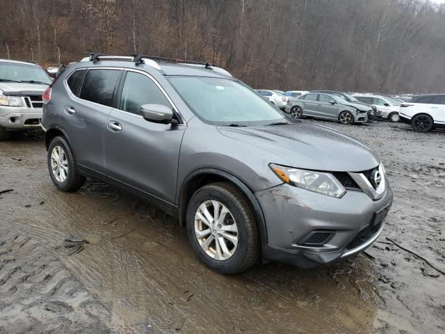 KNMAT2MV0FP508580 - 2015 NISSAN ROGUE S GRAY photo 4