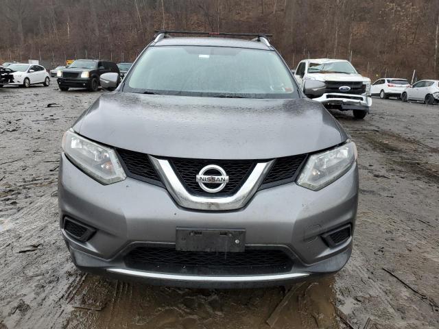 KNMAT2MV0FP508580 - 2015 NISSAN ROGUE S GRAY photo 5