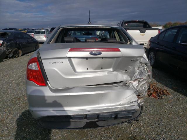 3FAHP0HA9AR411027 - 2010 FORD FUSION SE SILVER photo 6