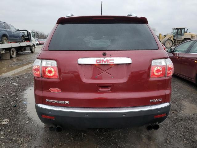 1GKEV33D09J162570 - 2009 GMC ACADIA SLT-2 RED photo 6