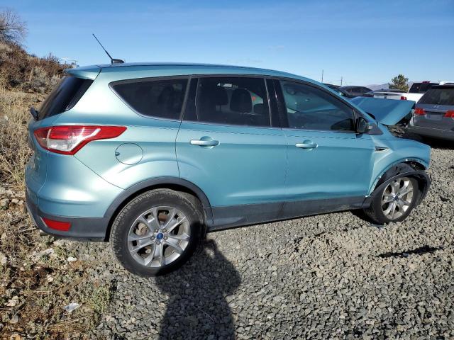 1FMCU9H90DUA07999 - 2013 FORD ESCAPE SEL TURQUOISE photo 3