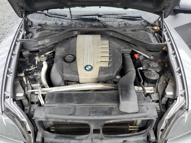 5UXZW0C52BL659047 - 2011 BMW X5 XDRIVE35D GRAY photo 11