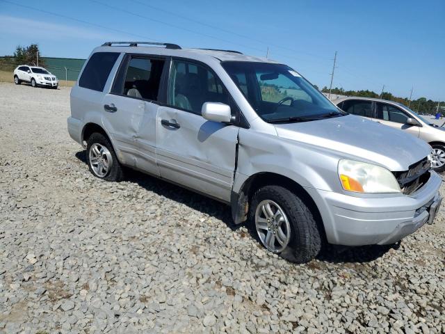 2HKYF18594H572801 - 2004 HONDA PILOT EXL 银色 照片 4