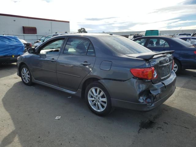 2T1BU4EE0AC469508 - 2010 TOYOTA COROLLA BASE GRAY photo 2