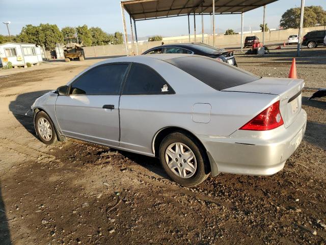 1HGEM21124L058940 - 2004 HONDA CIVIC DX VP GRAY photo 2