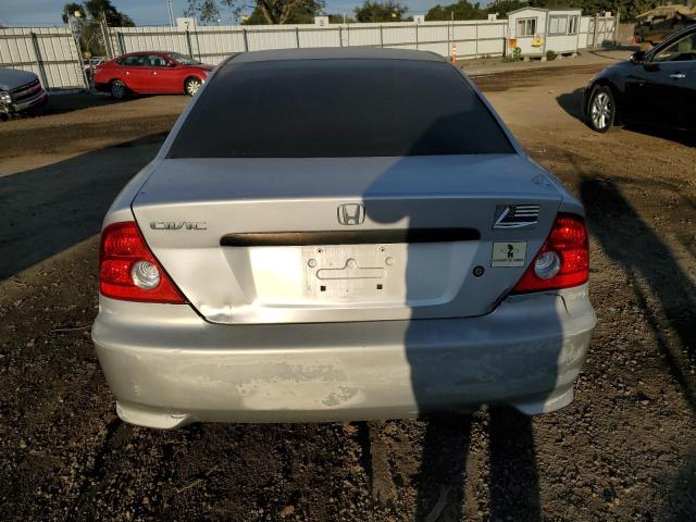 1HGEM21124L058940 - 2004 HONDA CIVIC DX VP GRAY photo 6