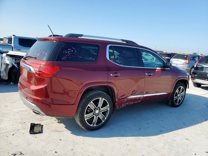 1GKKNPLS9JZ125452 - 2018 GMC ACADIA DENALI 勃艮第红 照片 3