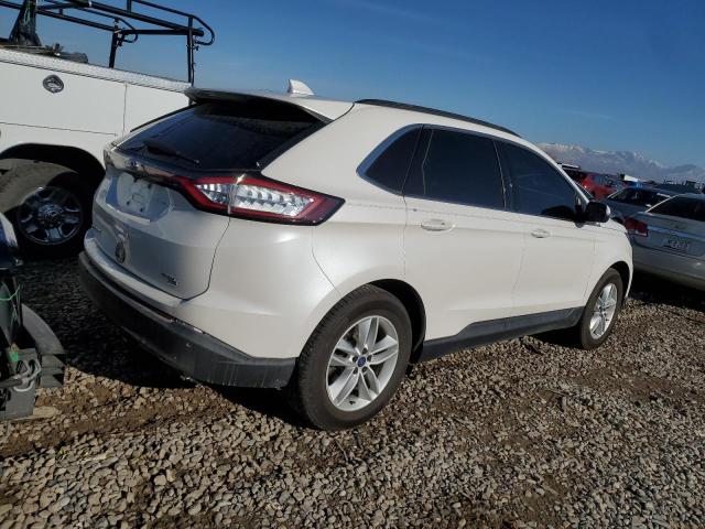 2FMTK4J86FBB35697 - 2015 FORD EDGE SEL WHITE photo 3