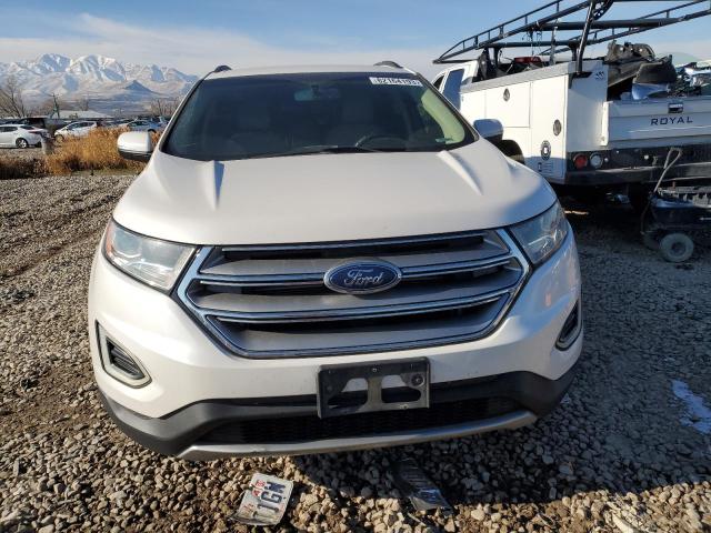 2FMTK4J86FBB35697 - 2015 FORD EDGE SEL WHITE photo 5