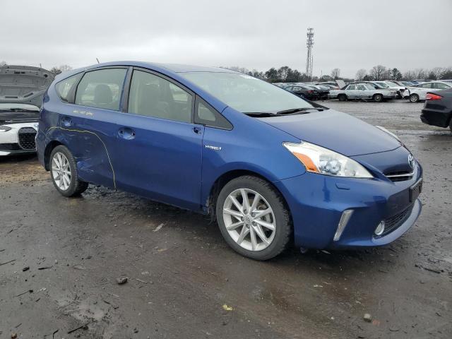 JTDZN3EU4C3140416 - 2012 TOYOTA PRIUS V BLUE photo 4