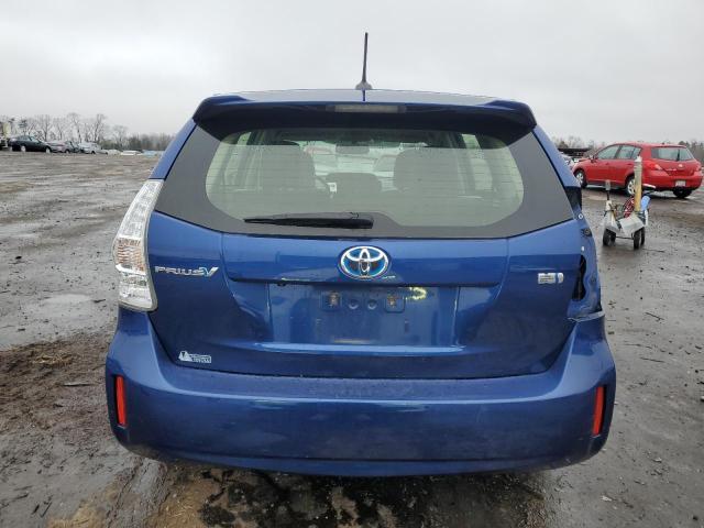 JTDZN3EU4C3140416 - 2012 TOYOTA PRIUS V BLUE photo 6