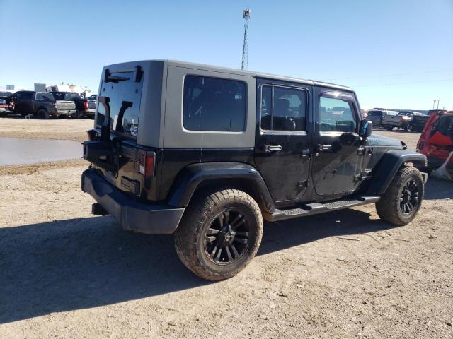 1J8GA59187L189387 - 2007 JEEP WRANGLER SAHARA BLACK photo 3